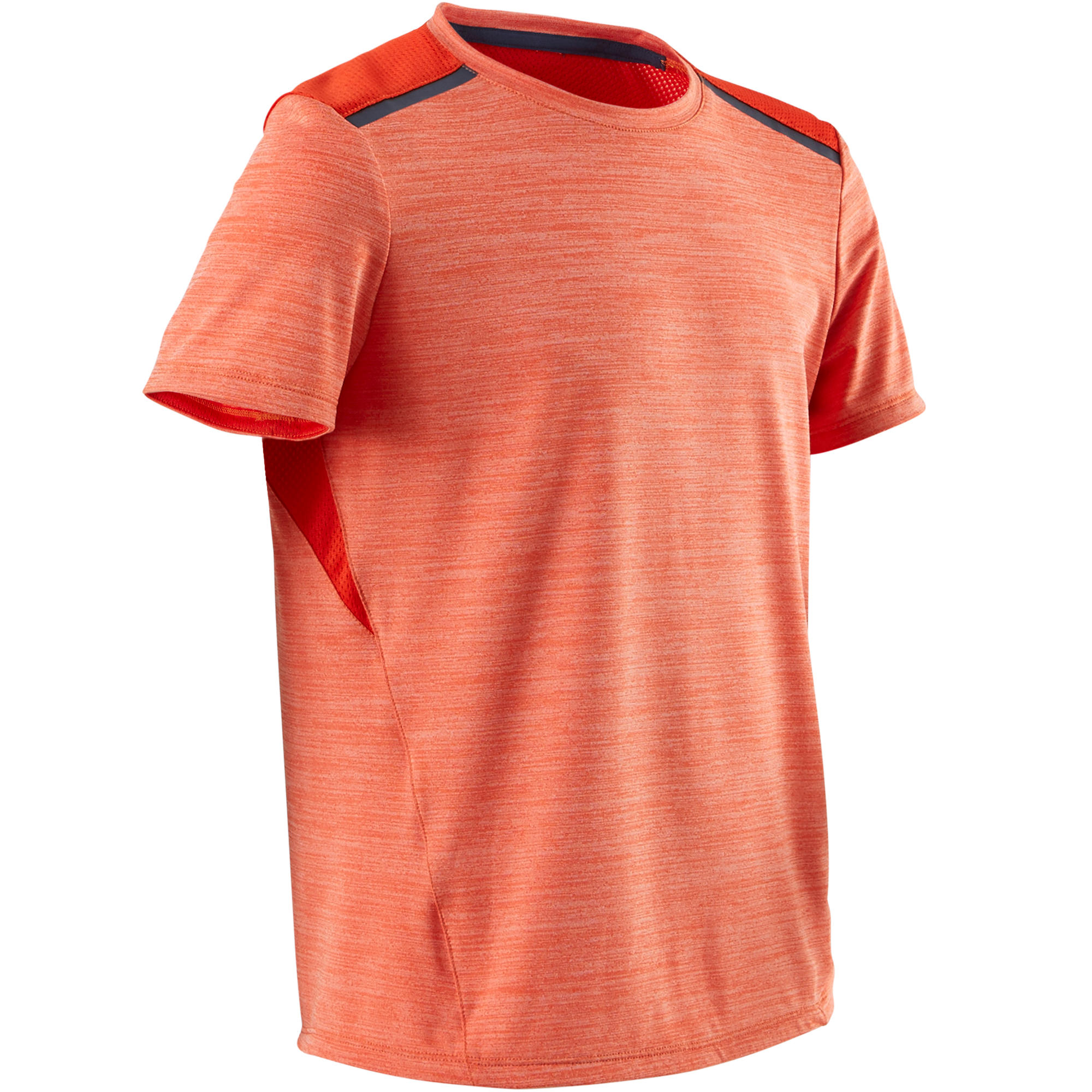 Gym Mouwen Shirt Korte S500 Domyos T Jongens Synthetisch Ademend gbfY6y7